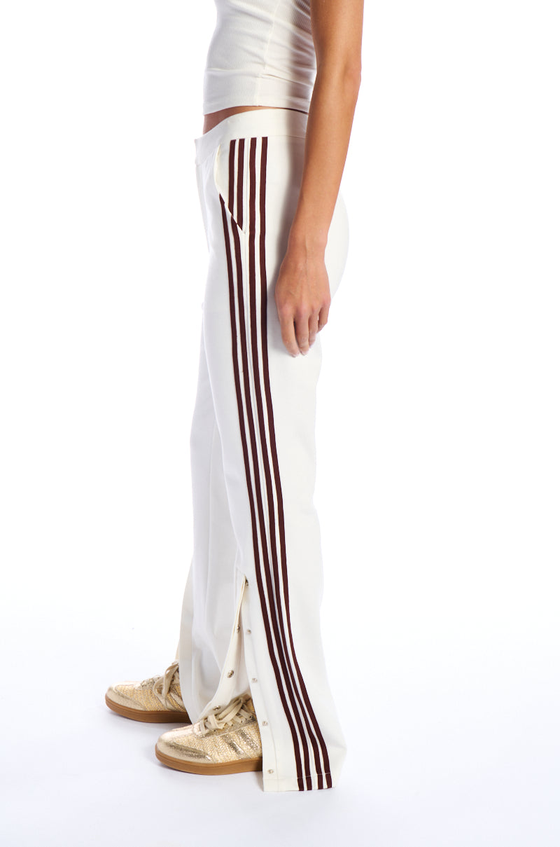 TYPE OF LOVE FLARE TROUSER WITH SIDE STRIPES