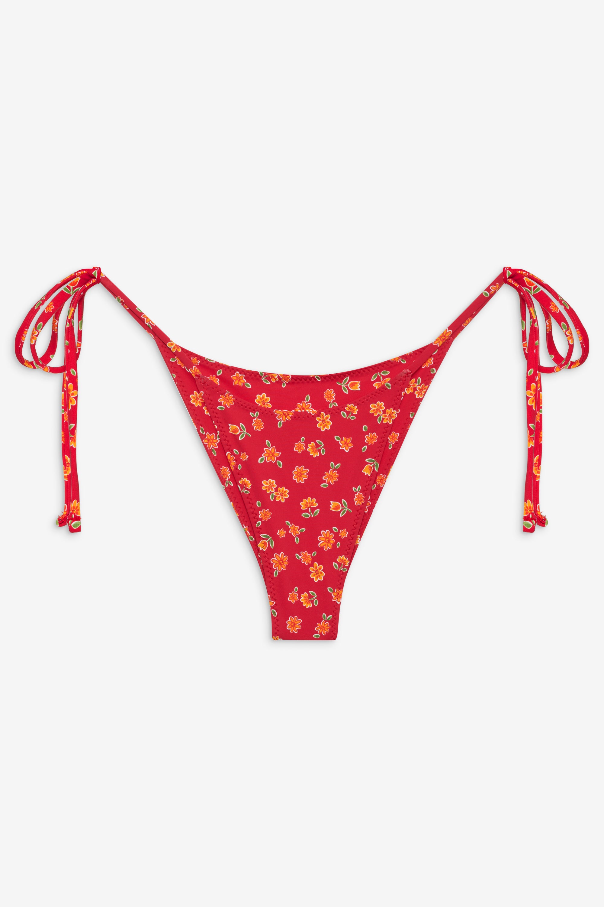 Mackenzie Floral String Bikini Bottom - Summer Flower