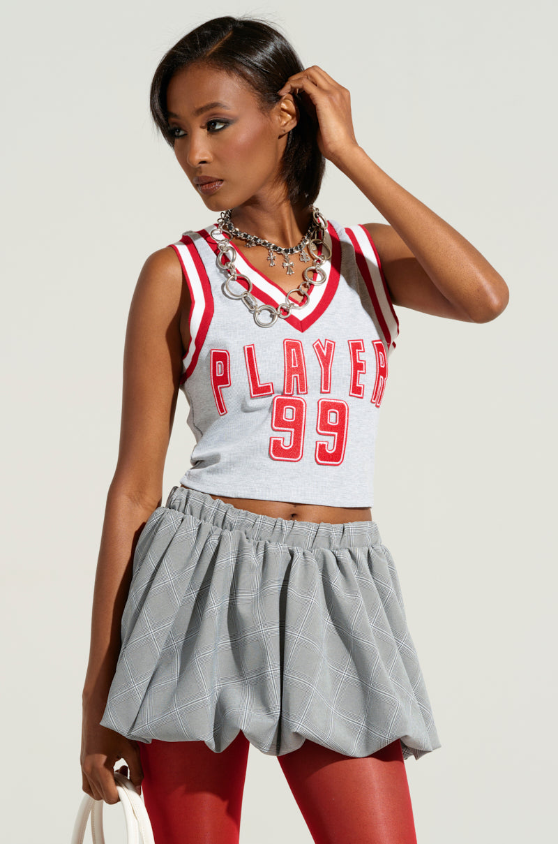 ROSTER GRAPHIC CROPPED TANK