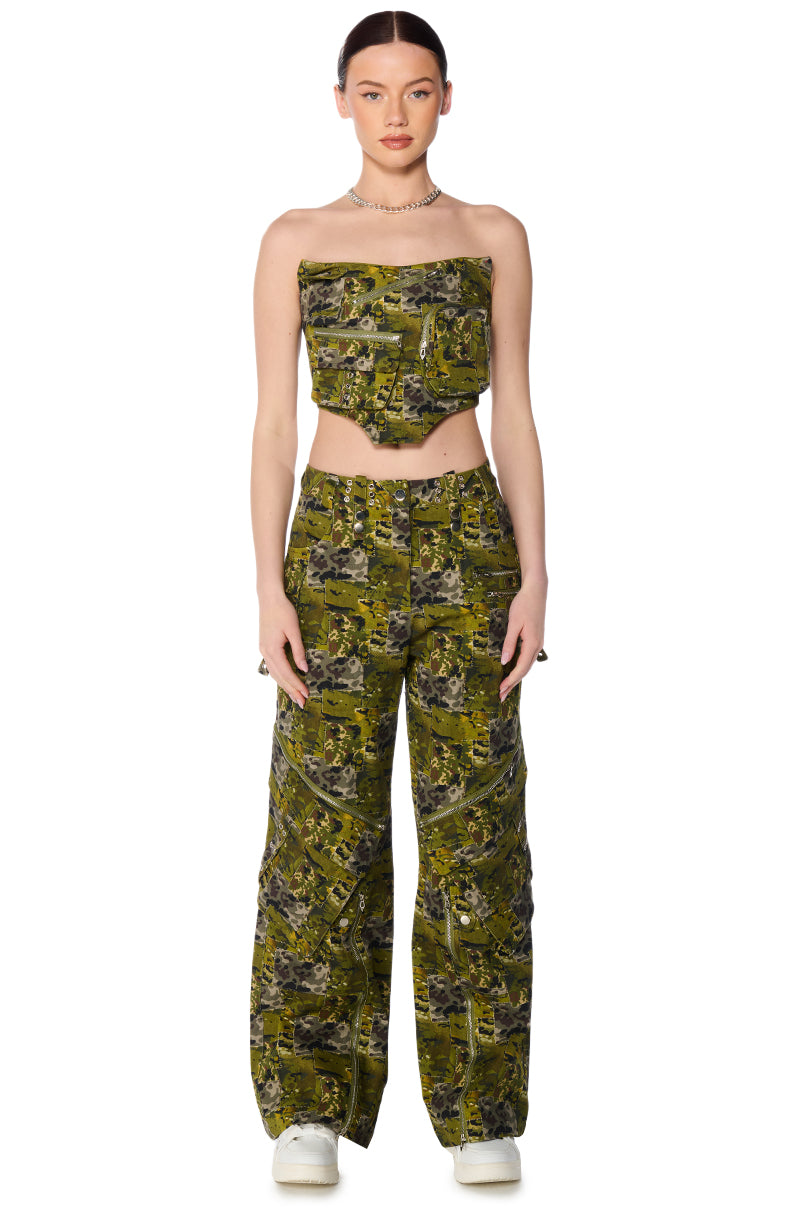 OUT OF SIGHT CAMO CORSET