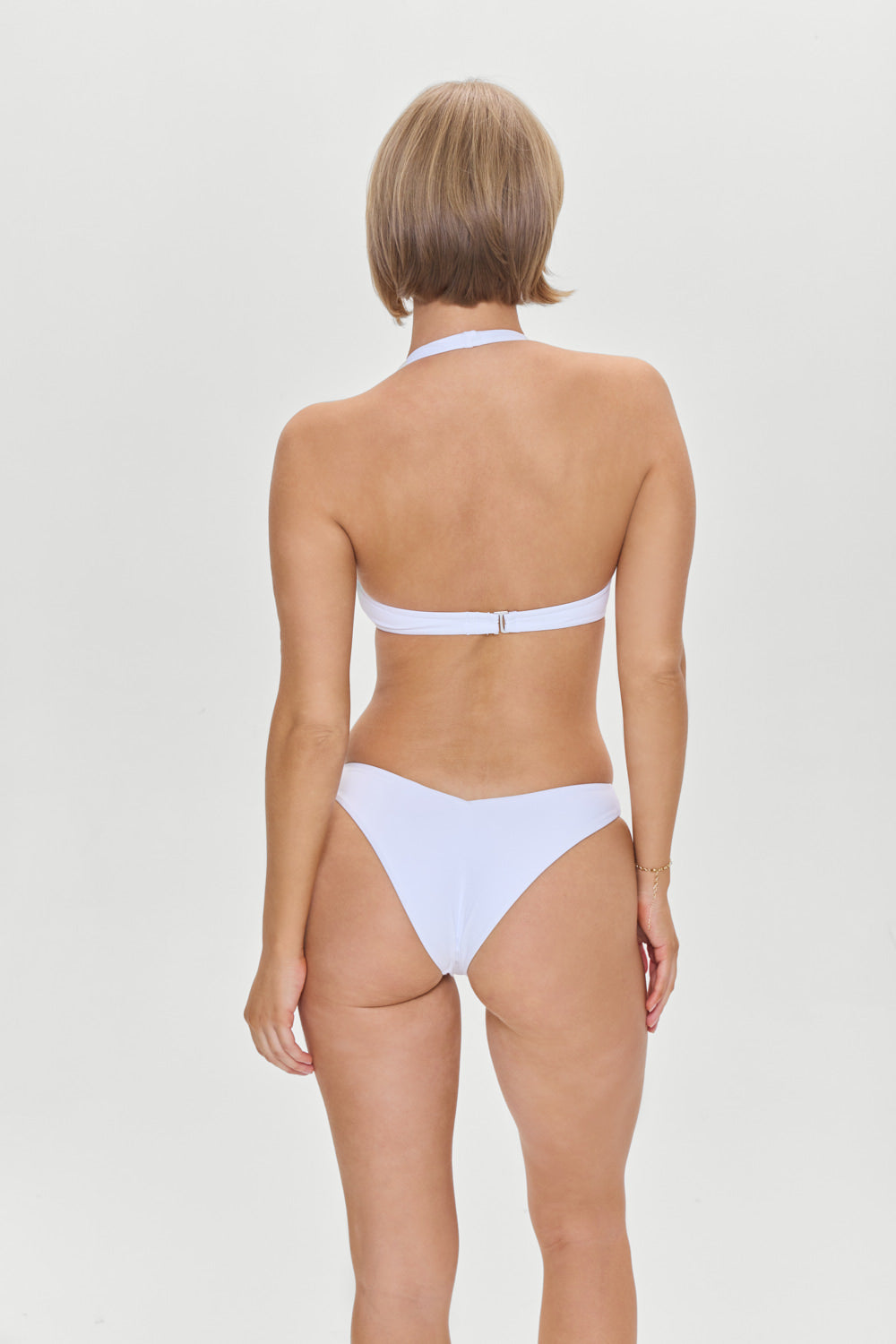 Enzo Cheeky Bikini Bottom - Optic White