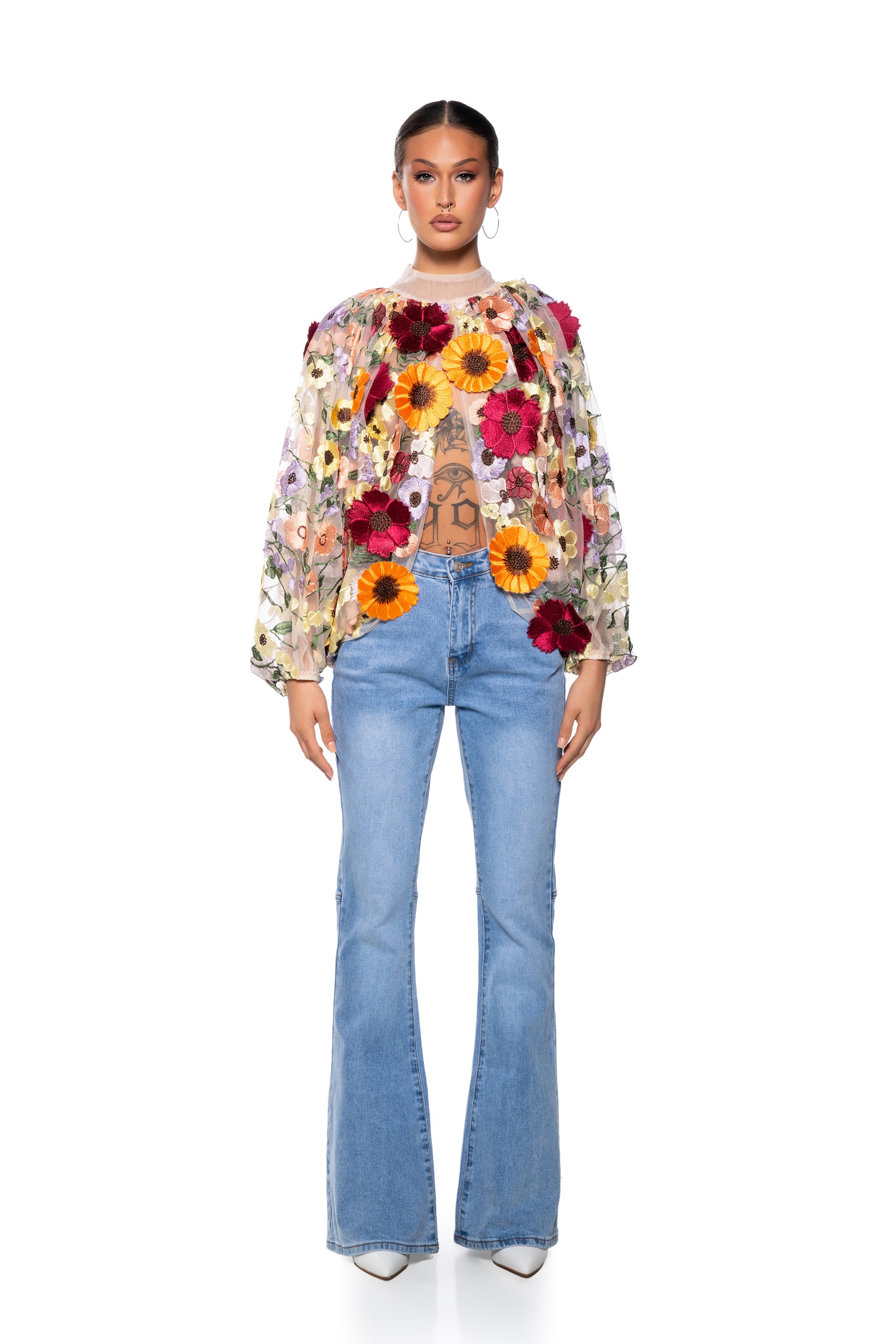 GARDEN DREAMS FLORAL BLOUSE