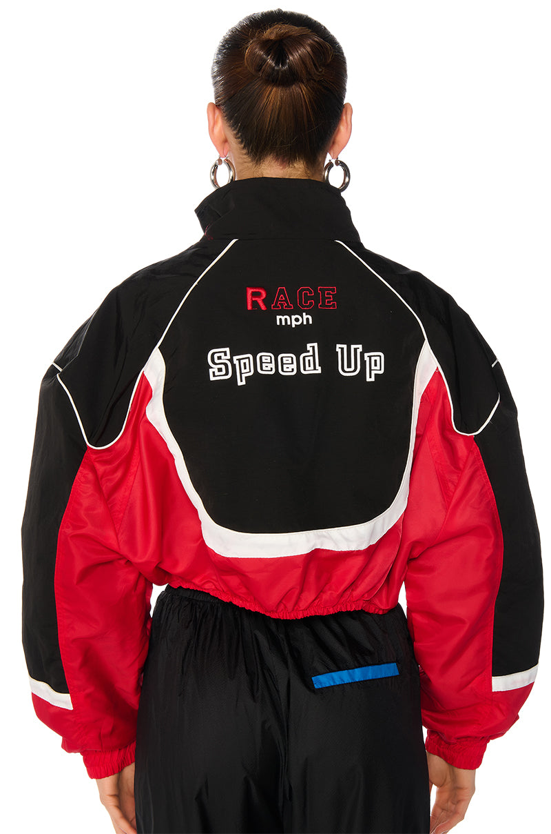 HAMILTON NYLON RACING BOMBER JACKET