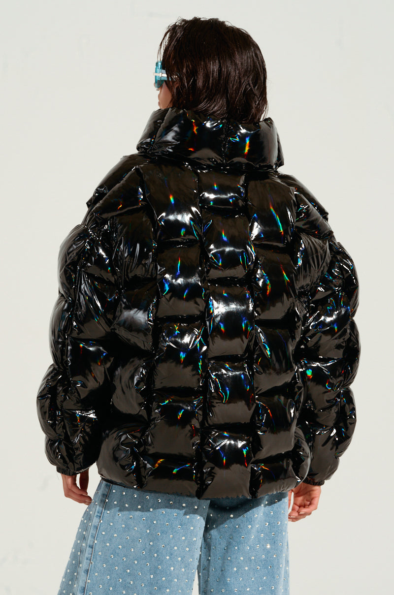 BOB AND WEAVE OIL SLICK PUFFER