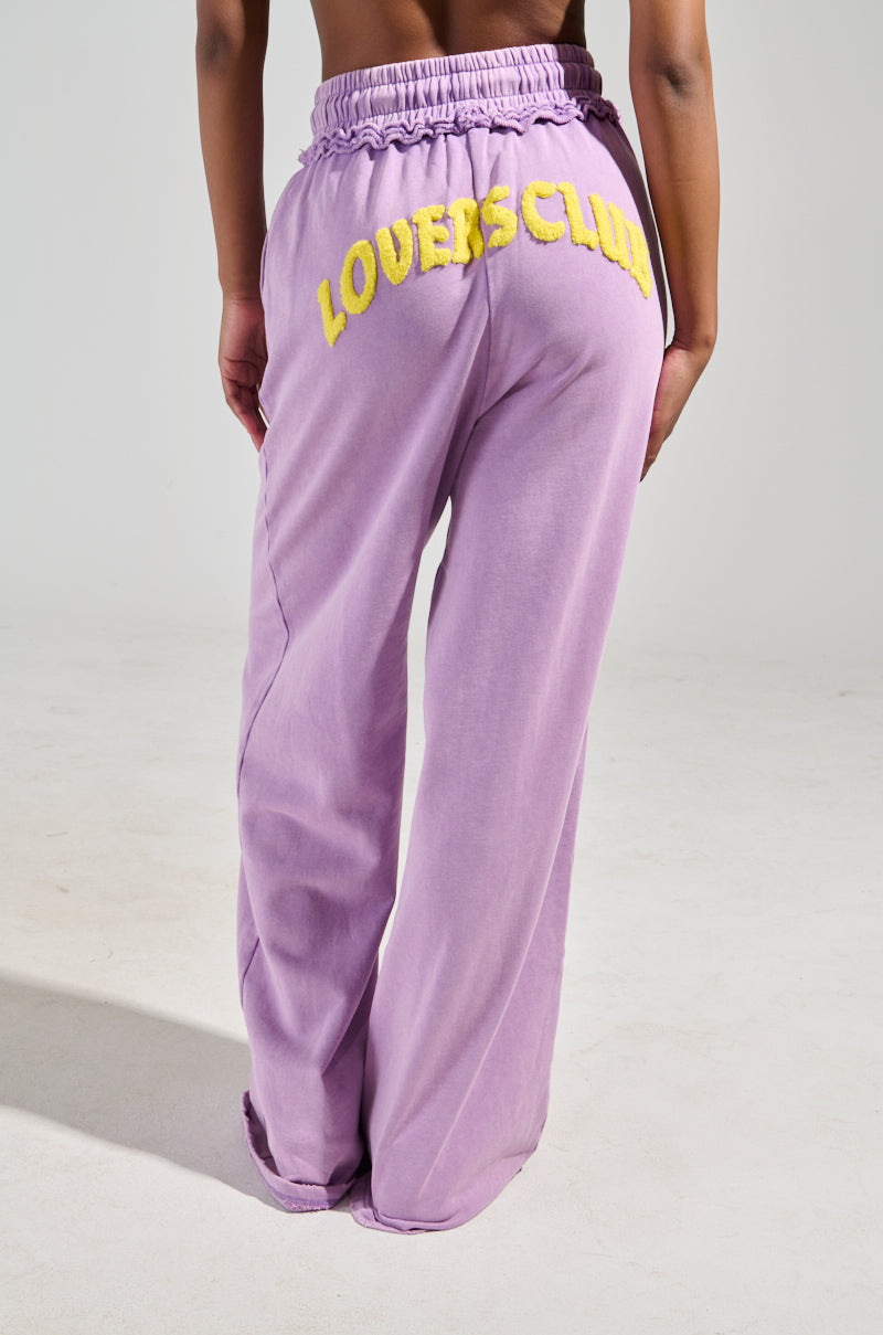 LOVERS CLUB WIDE LEG JOGGER