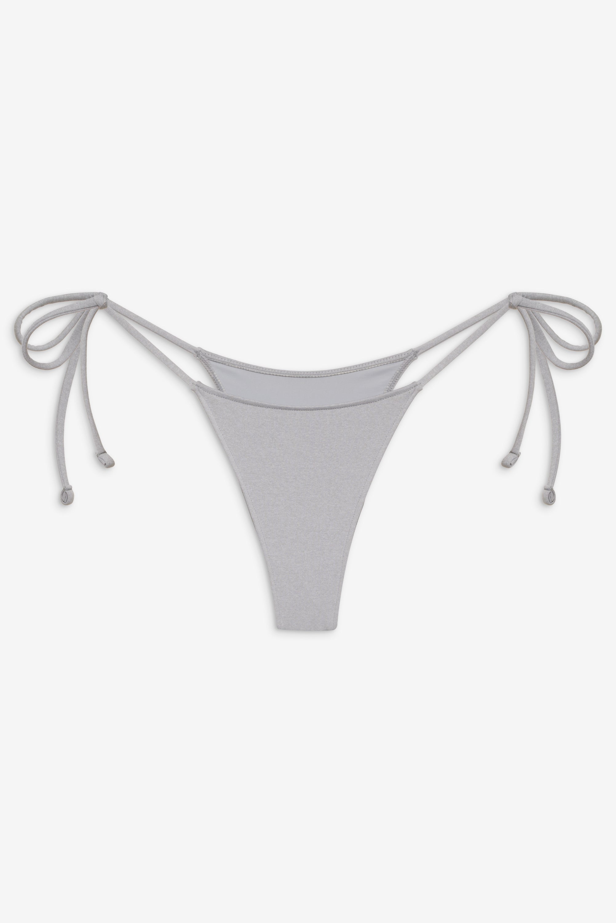 Divine Skimpy String Bikini Bottom - Heather Grey