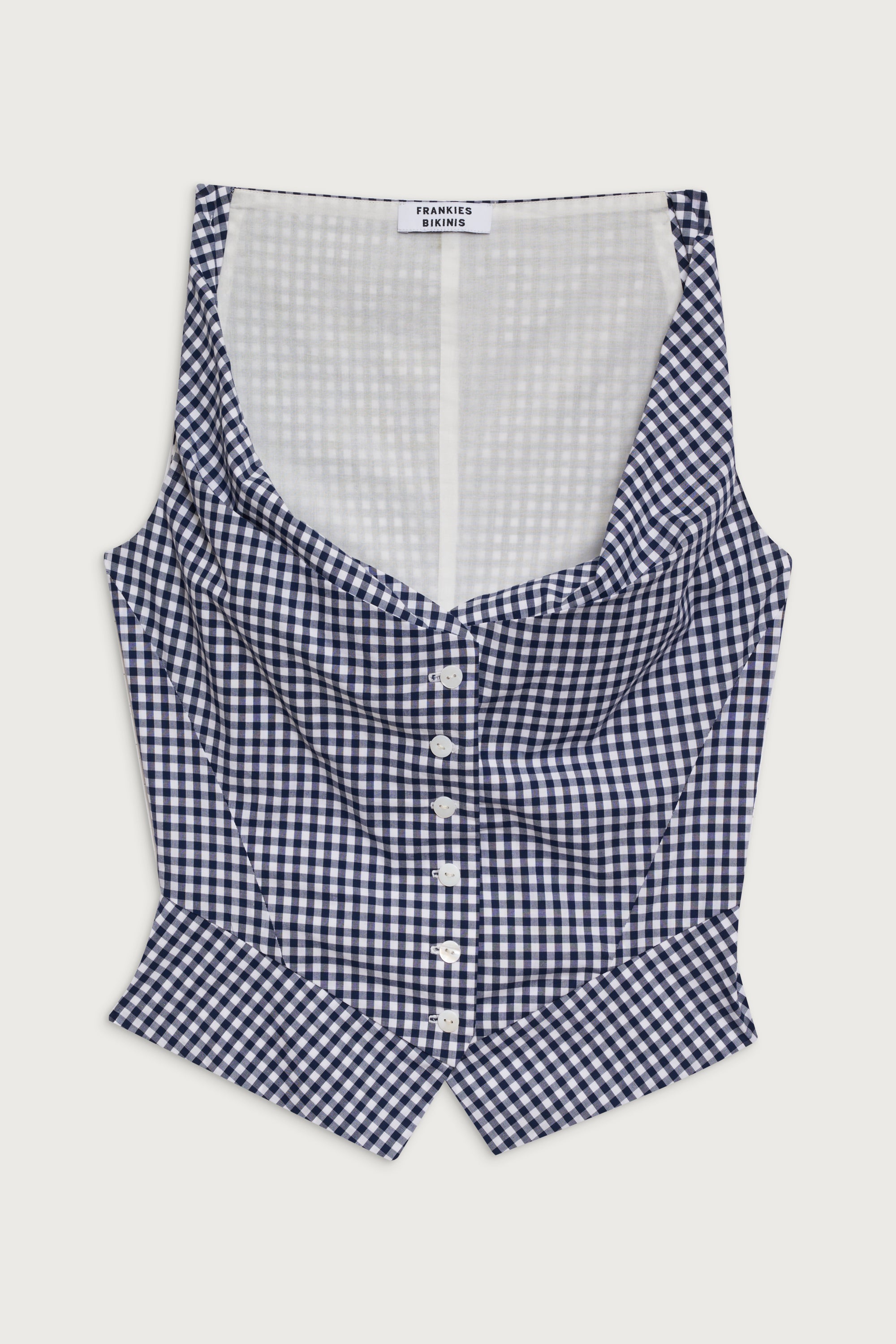 Parlour Gingham Blouse - Seaside Gingham