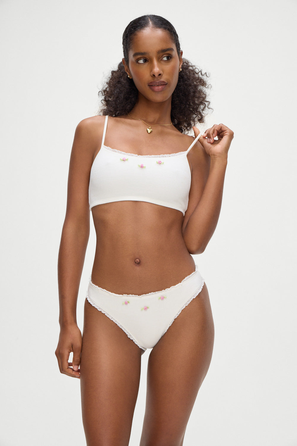 Bay View Bikini Top - White