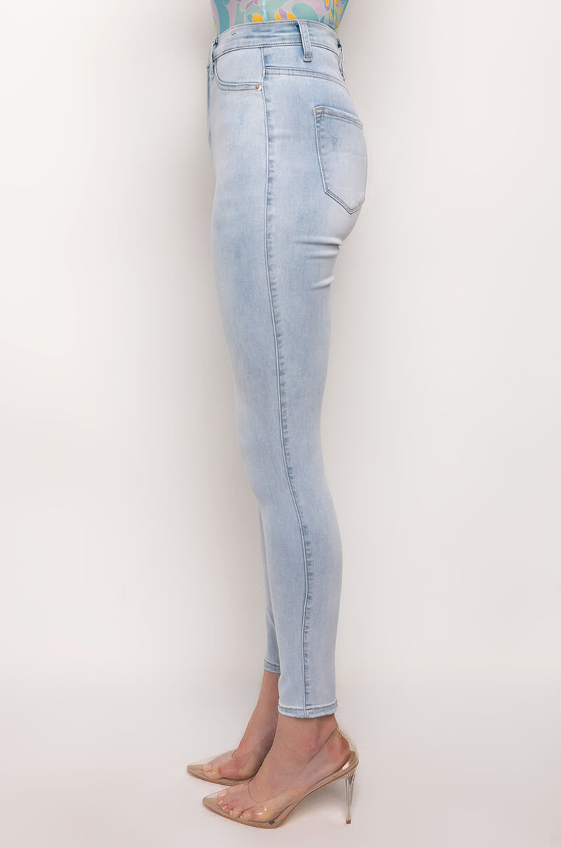 FLEX-FIT HIGH WAISTED SUPER STRETCHY SKINNY JEANS