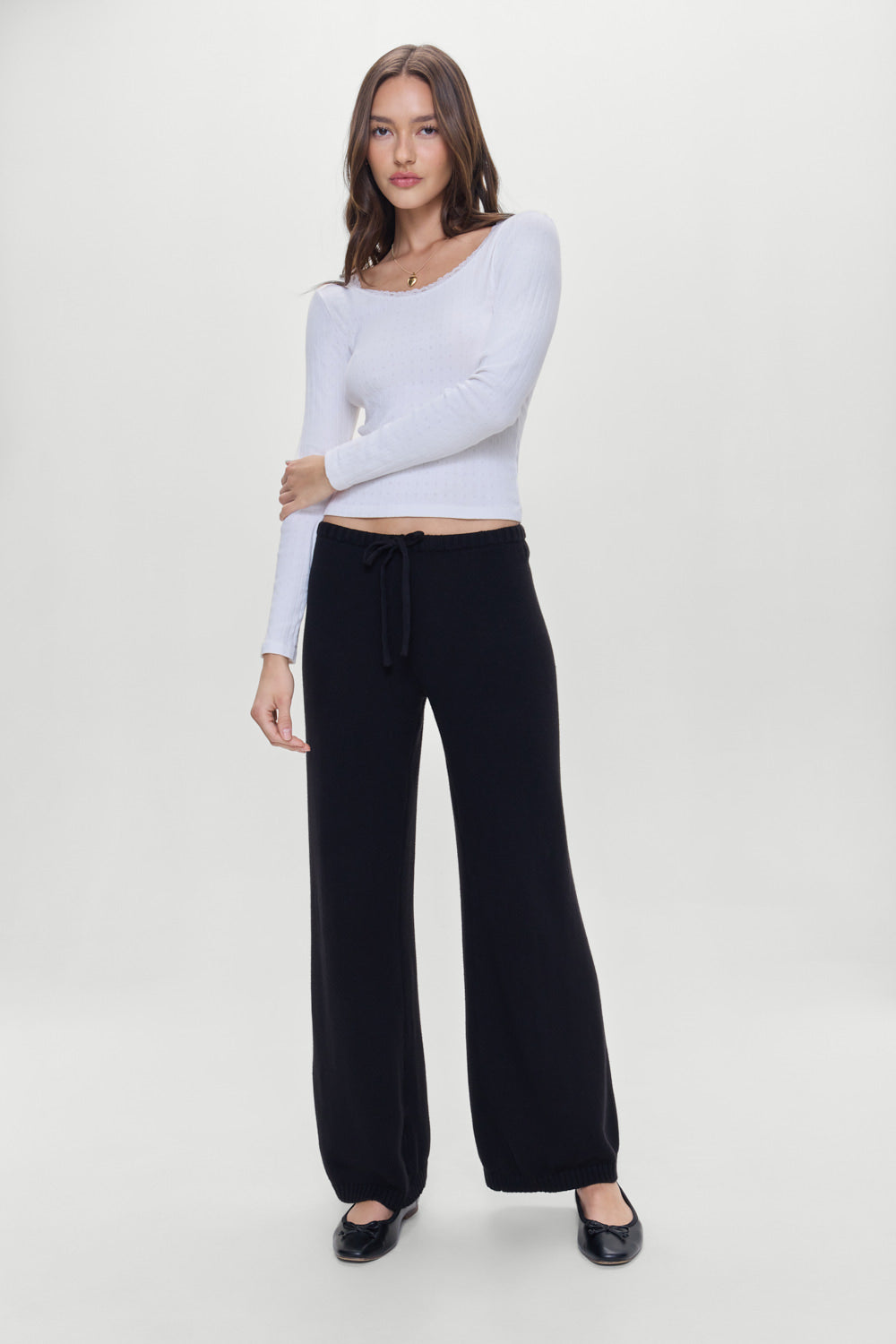 Wesley Knit Pants - Black