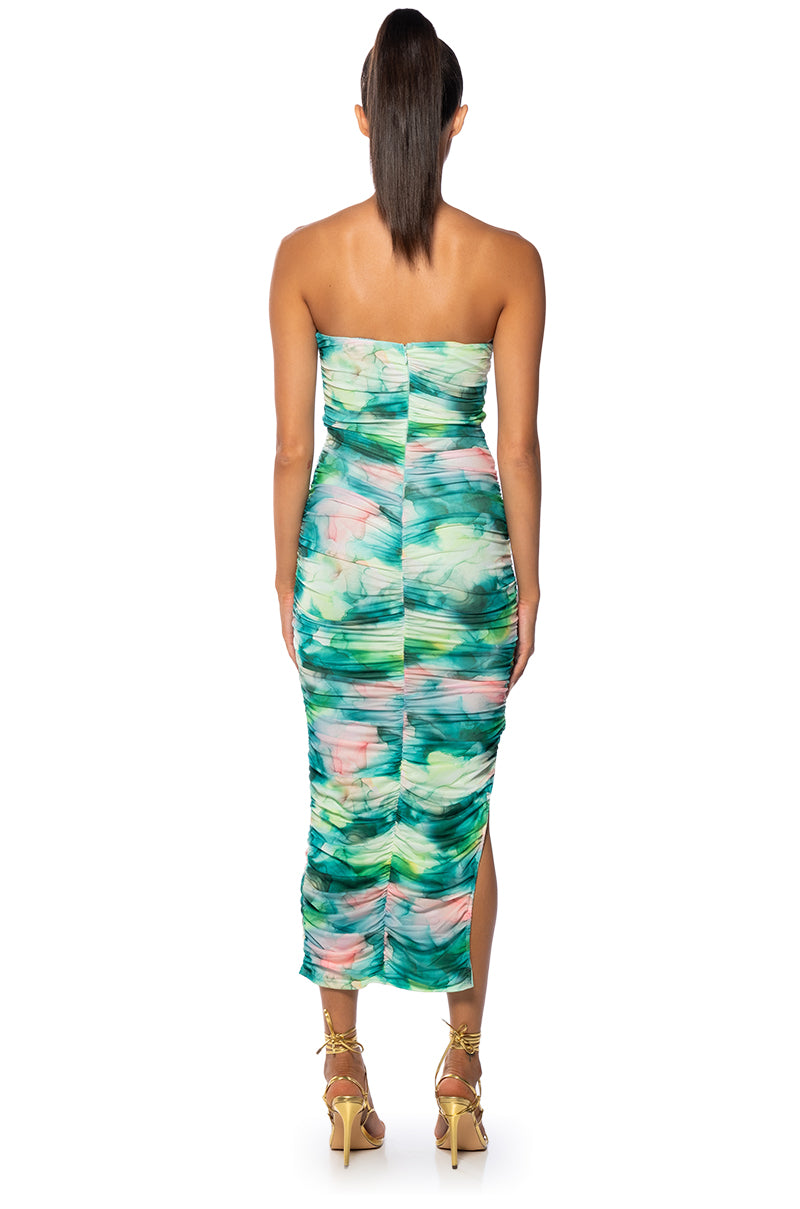 WALK THE WALK MESH MAXI DRESS