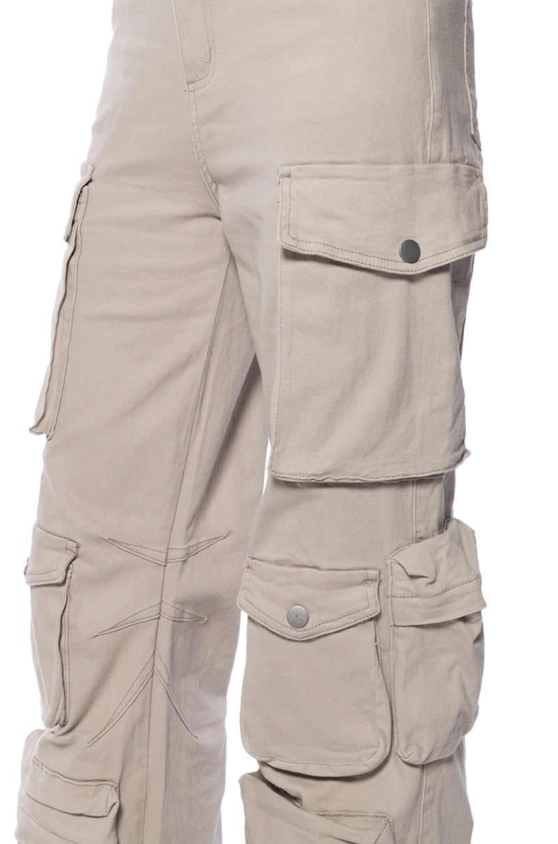 LA ISLA EXTREME STETCH CARGO JEANS