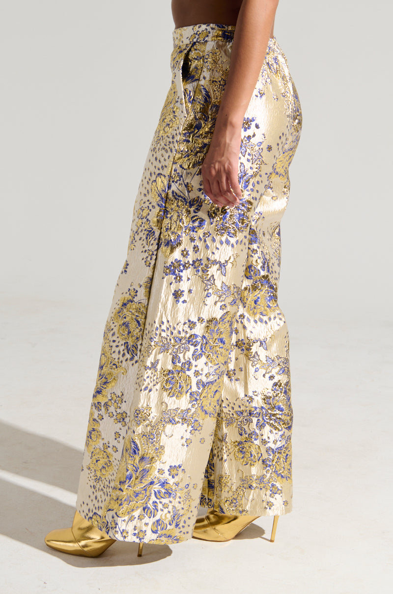 GOLDIE BROCADE TROUSER