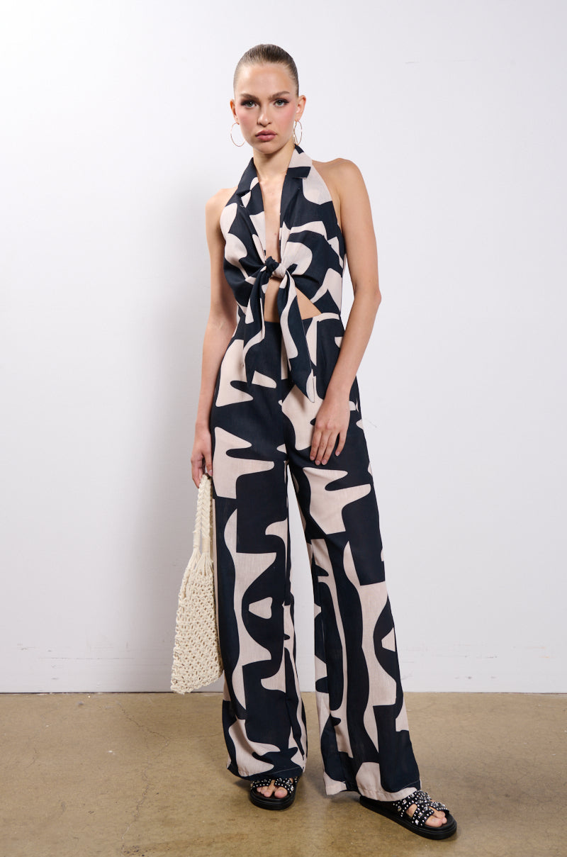 TAKE ME TO TURKS PRINTED JUMPSUIT