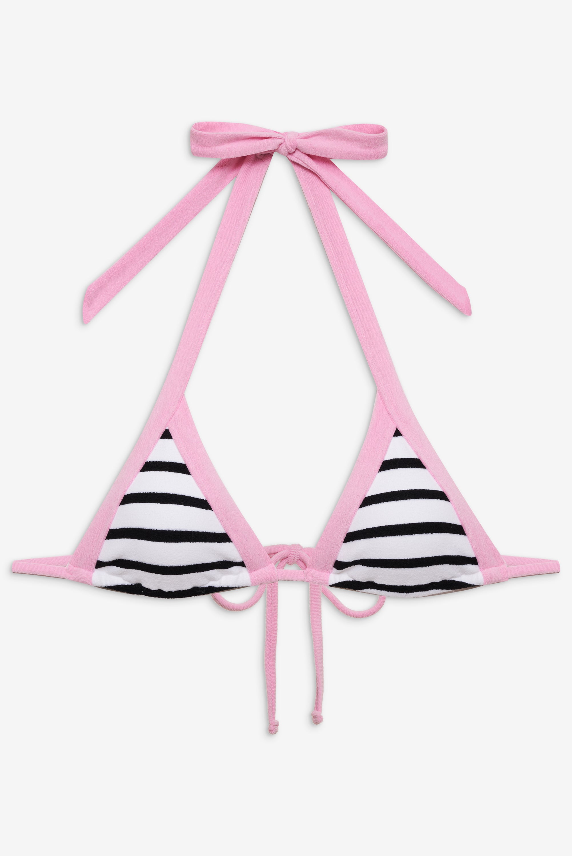 Taite Skimpy Triangle Bikini Top - Vintage Stripe