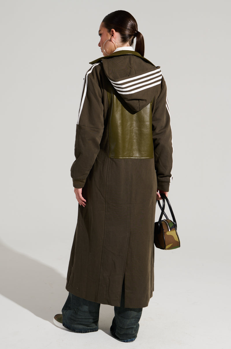 HADLEY MIXED MEDIA TRENCH