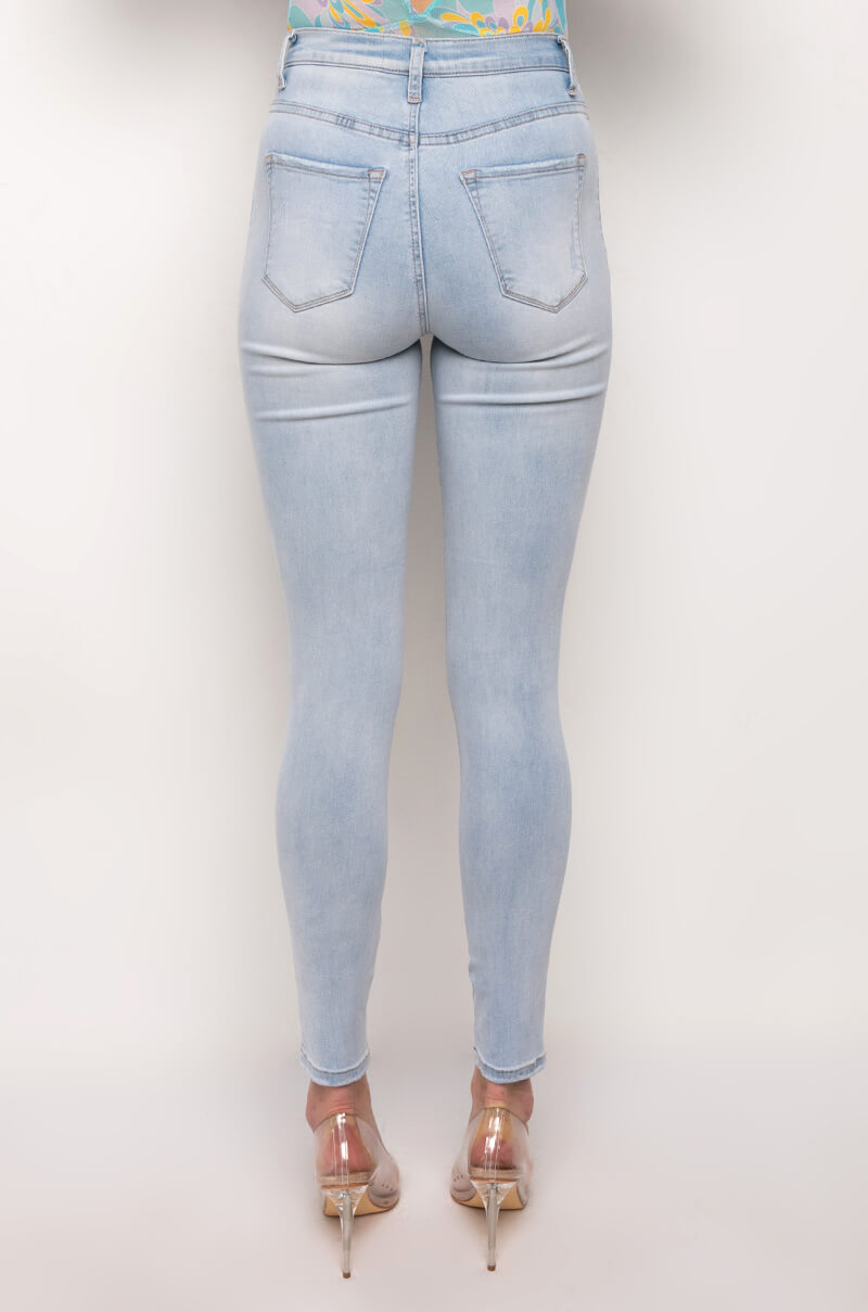 FLEX-FIT HIGH WAISTED SUPER STRETCHY SKINNY JEANS