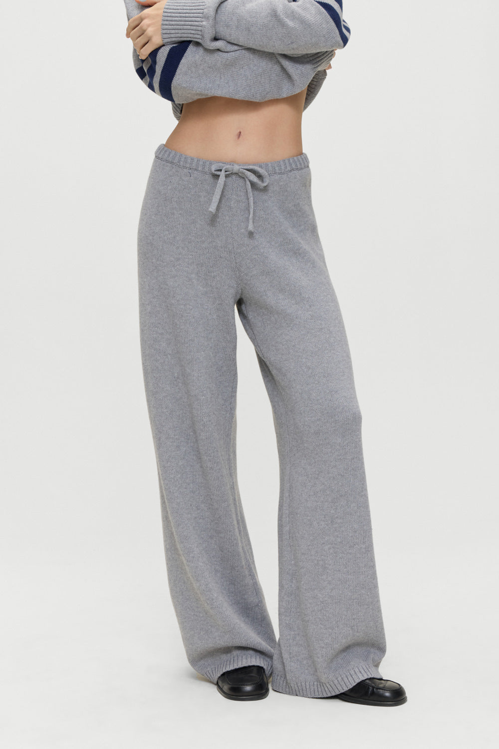 Wesley Knit Pants - Rain Cloud