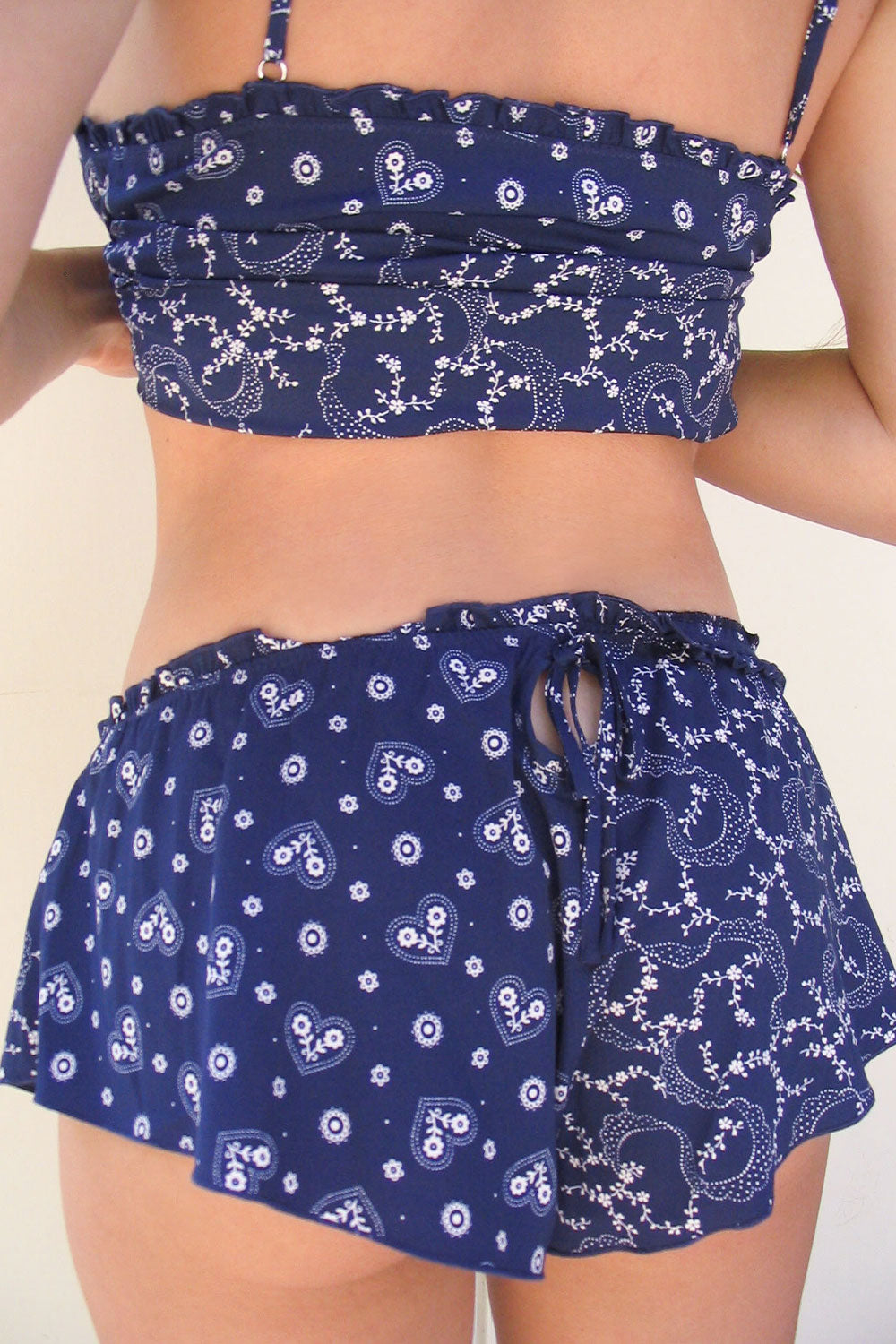 Flora Bandana Mini Short - Dixie