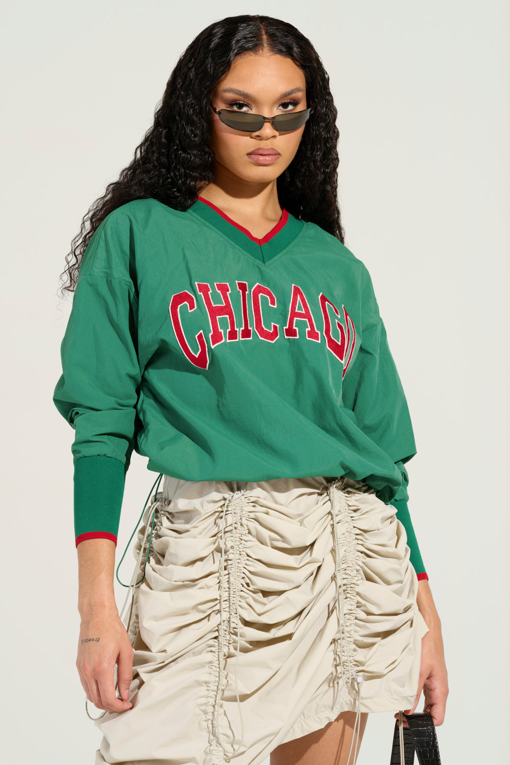 REAL CHICAGO GIRL PULL OVER SWEATSHIRT