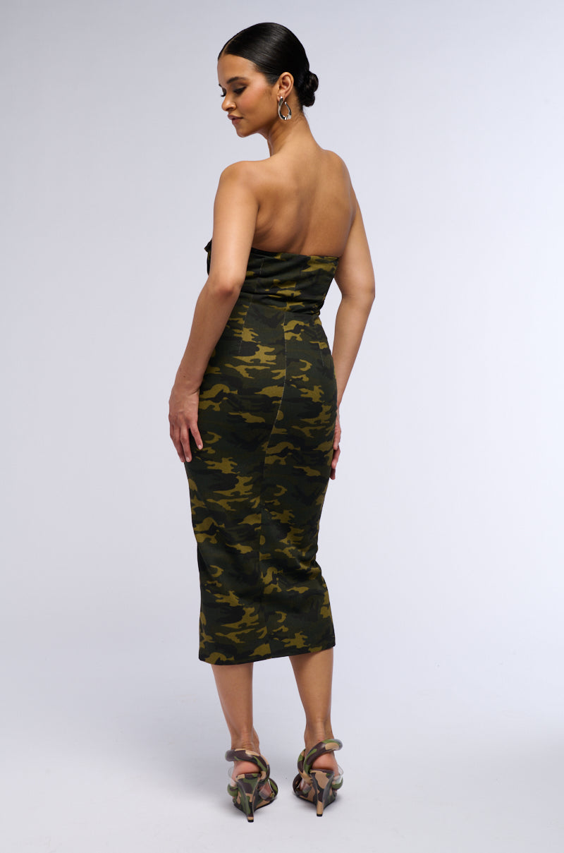 FOR THE GRAM CARGO MIDI DRESS