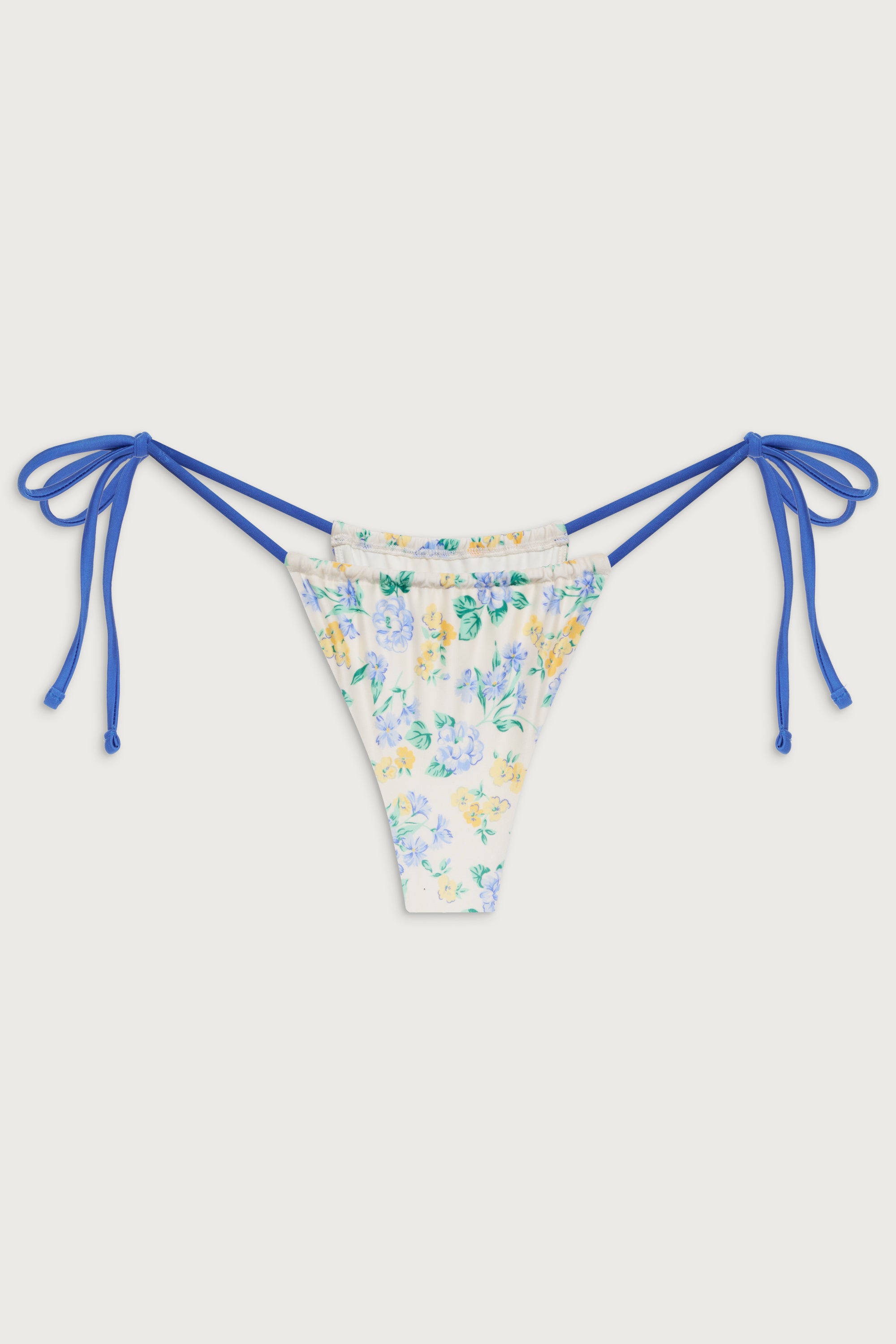 Tia Shine Skimpy Bikini Bottom - Coastal Floral