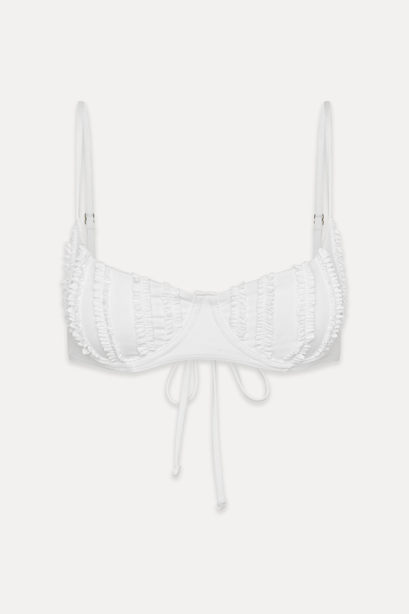 Cola Underwire Bikini Top - Optic White