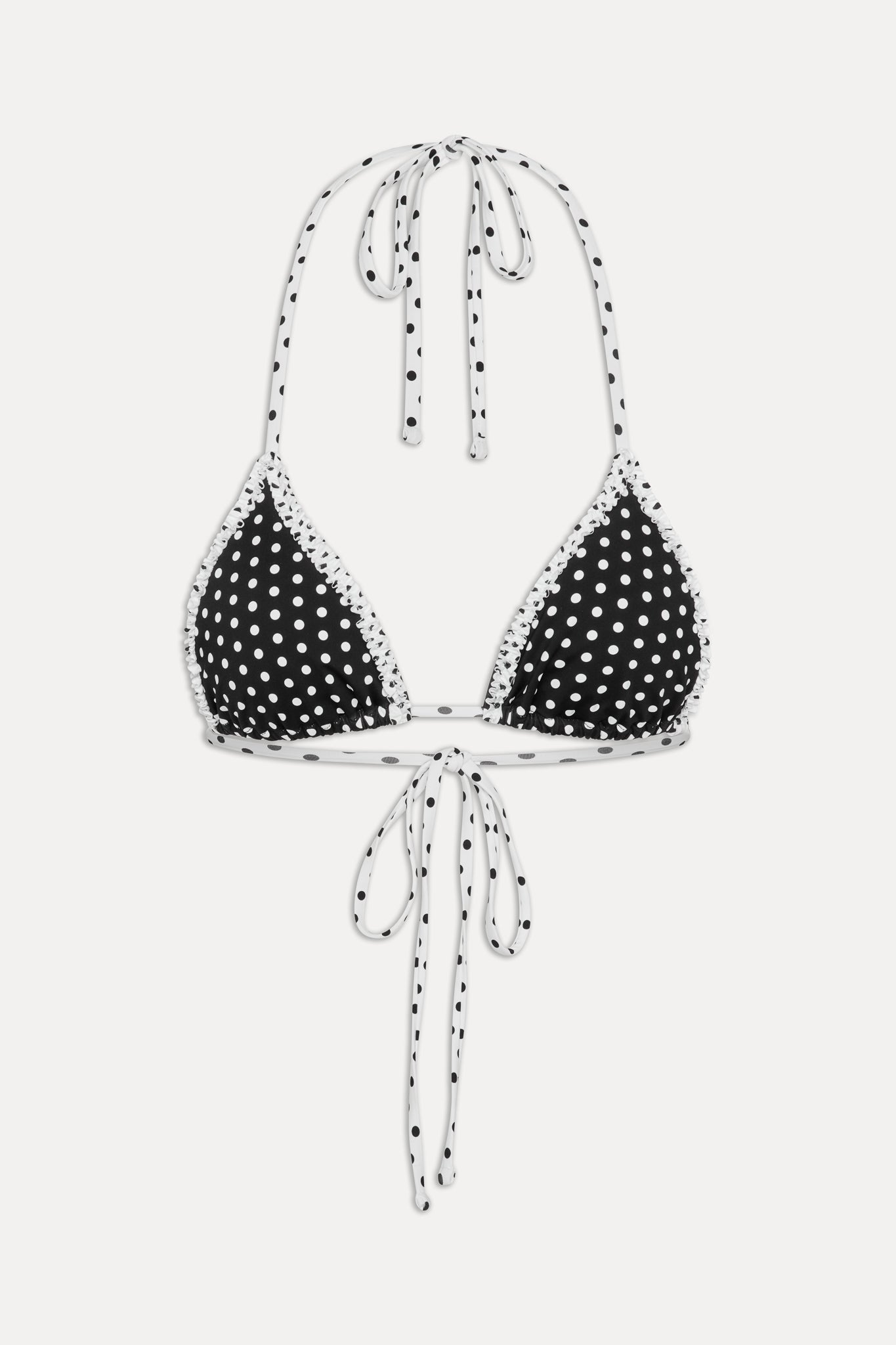 Nick Skimpy Triangle Bikini Top - Classic Polka Dot