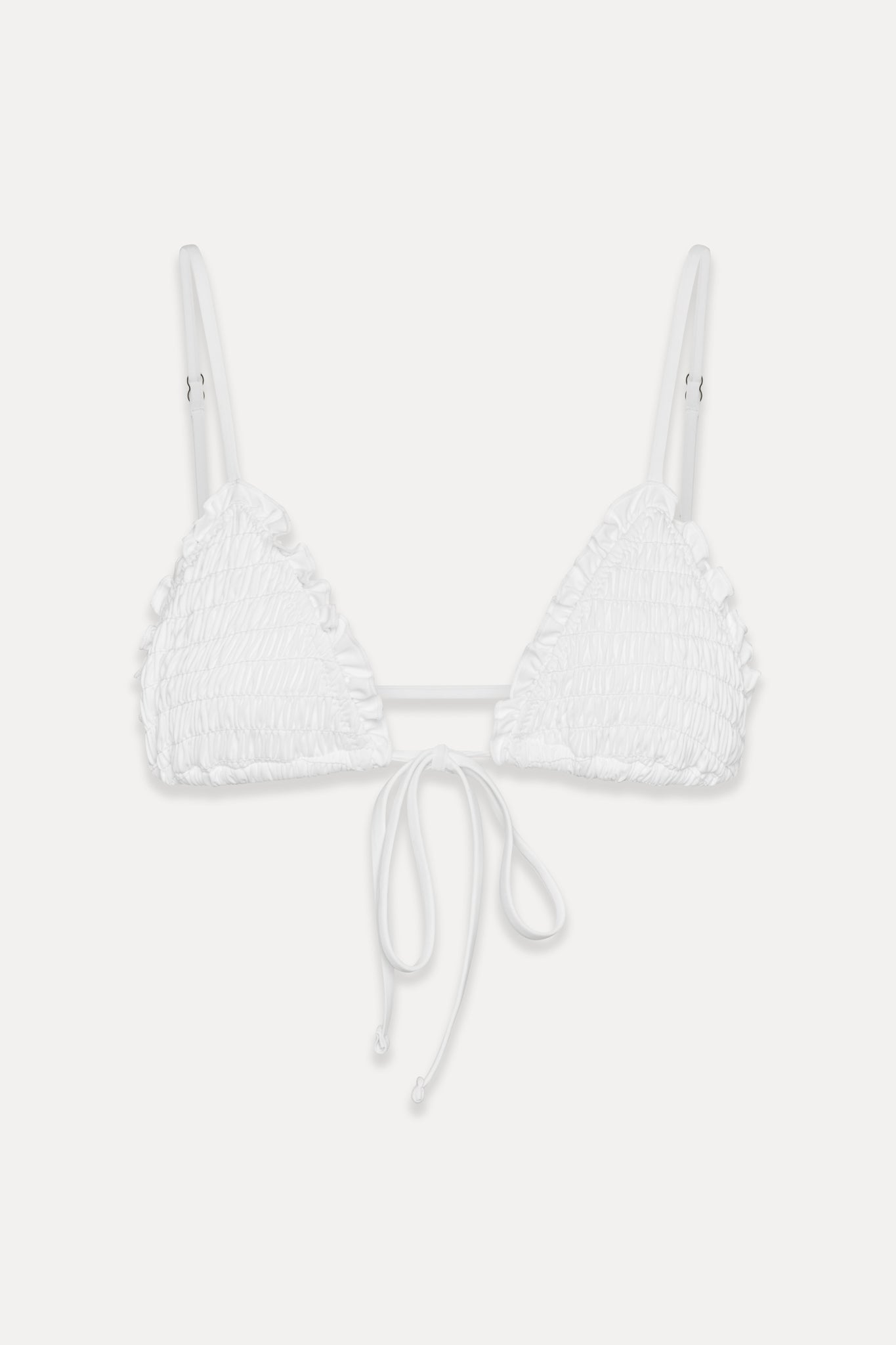 Penny Skimpy Triangle Bikini Top - Optic White