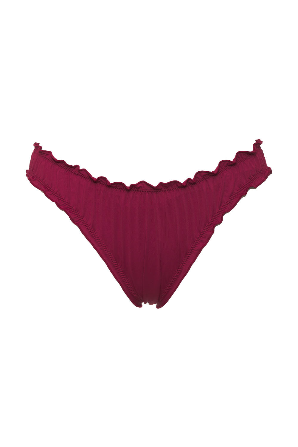 Dawson Cheeky Bikini Bottom - Bordeaux