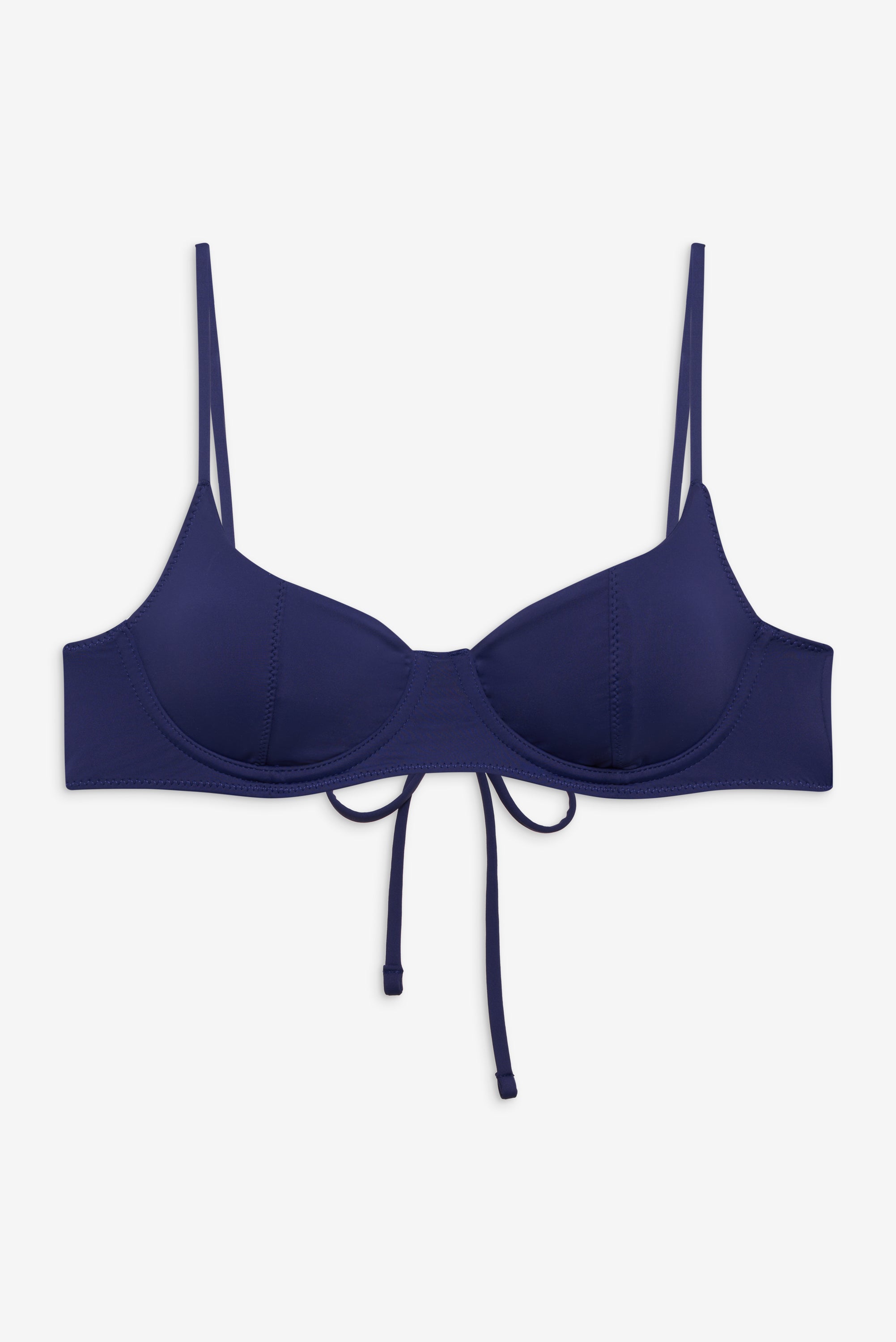 Cola Underwire Bikini Top - Midnight Dip