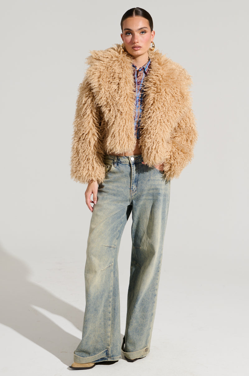 JOJO FAUX FUR COAT