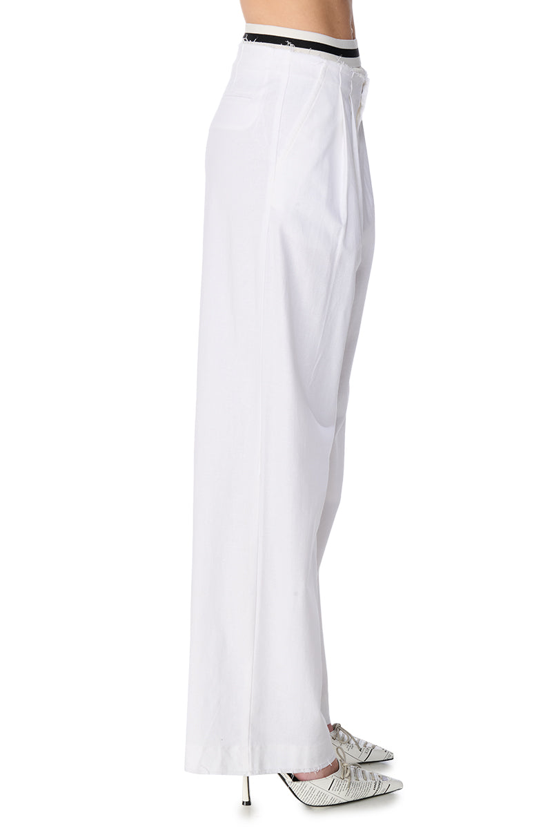 ALASTOR ELASTIC WAIST WIDE LEG TROUSER