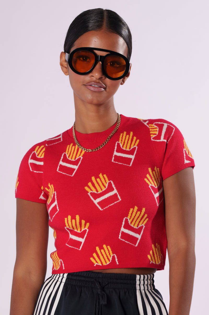 FRY LOVERS KNIT TEE