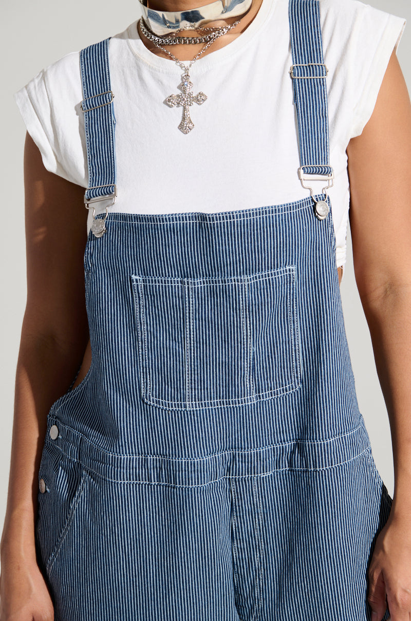 WALKING ON SUNSHINE DENIM JUMPSUIT