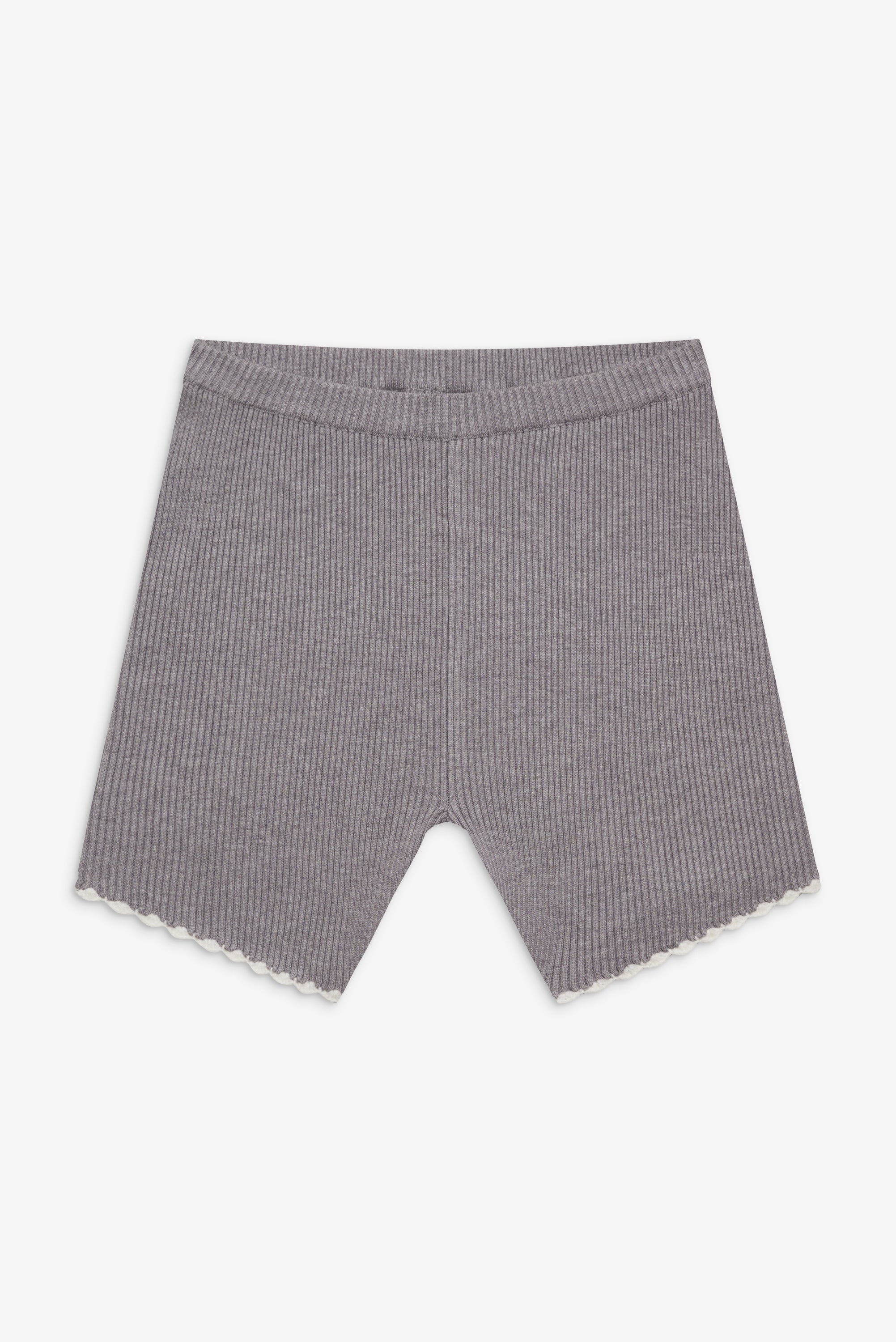 Ariel Knit Shorts - Rain Cloud