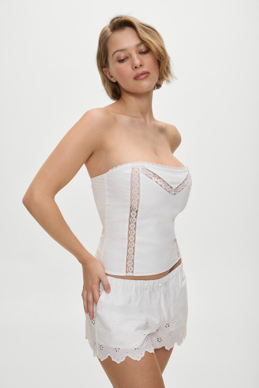 Mariam Tube Top - White