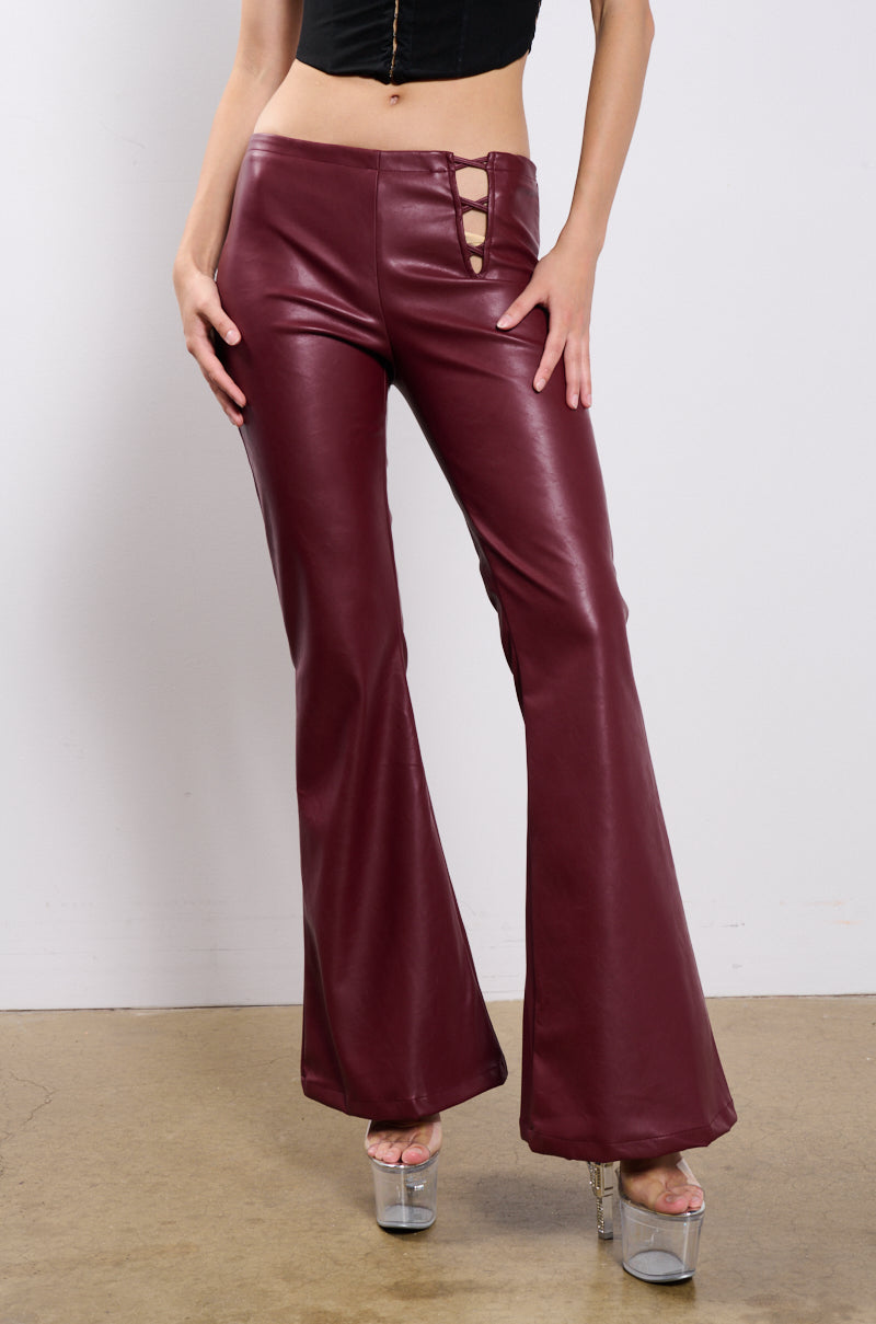 SOMETHING ABOUT YOU FAUX LEATHER PANT