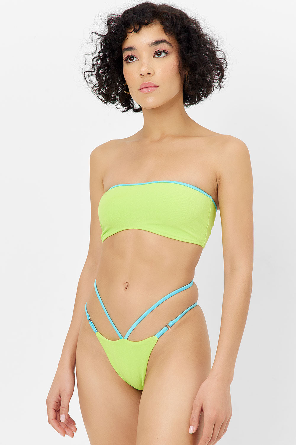 Jean Terry Bandeau Bikini Top - Siren