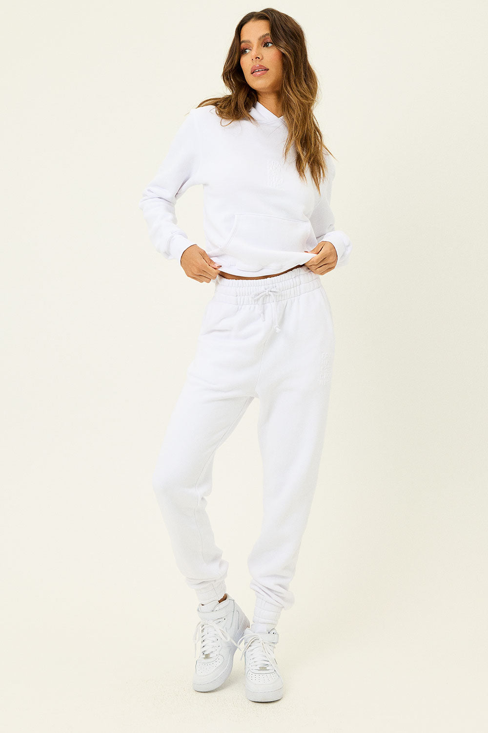 Frank Oversized Sweatpants - White