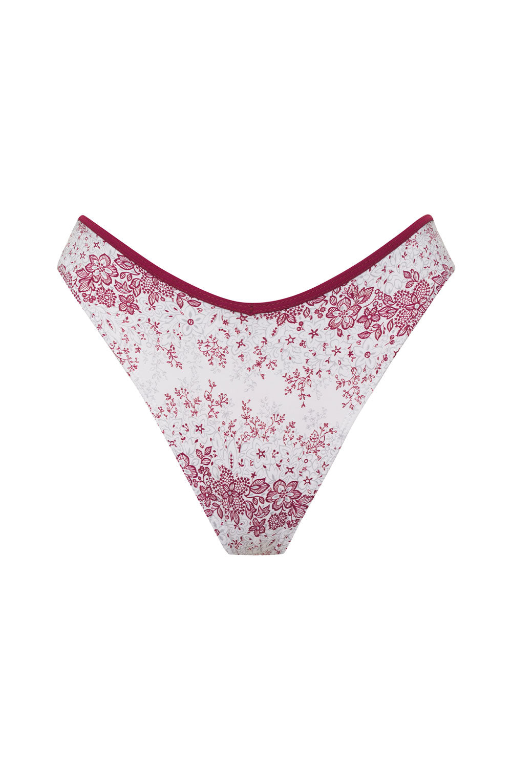 Enzo Floral Cheeky Bikini Bottom - Bisous Lace