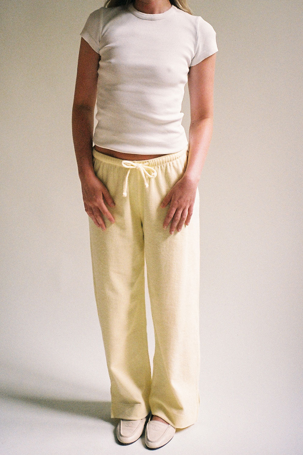 Terry Ankle Pants - Baby Sun