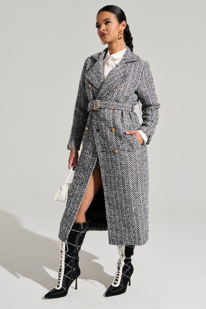 ALTURA TWEED TRENCH