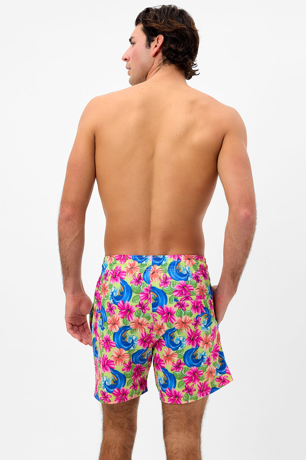 Winston Floral Unisex Board Short - Neon Surfer