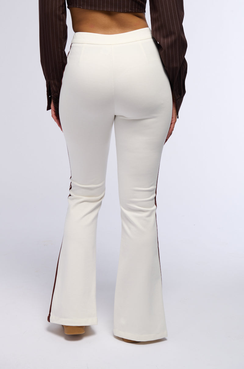 TYPE OF LOVE FLARE TROUSER WITH SIDE STRIPES