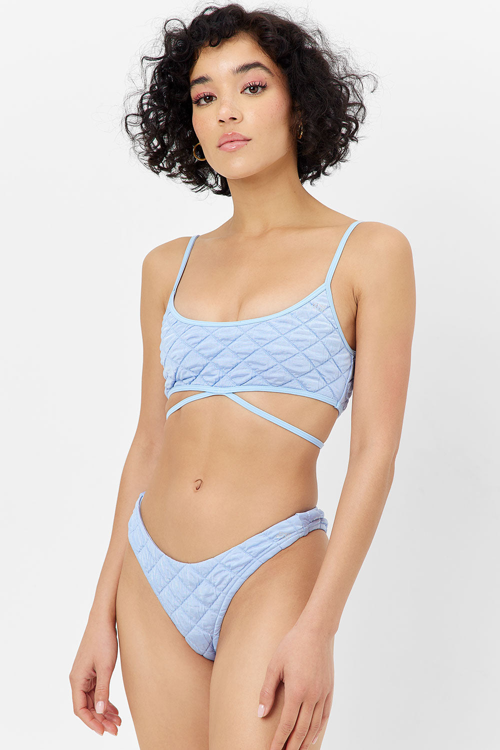 Katarina Cheeky Bikini Bottom - Baby Blue