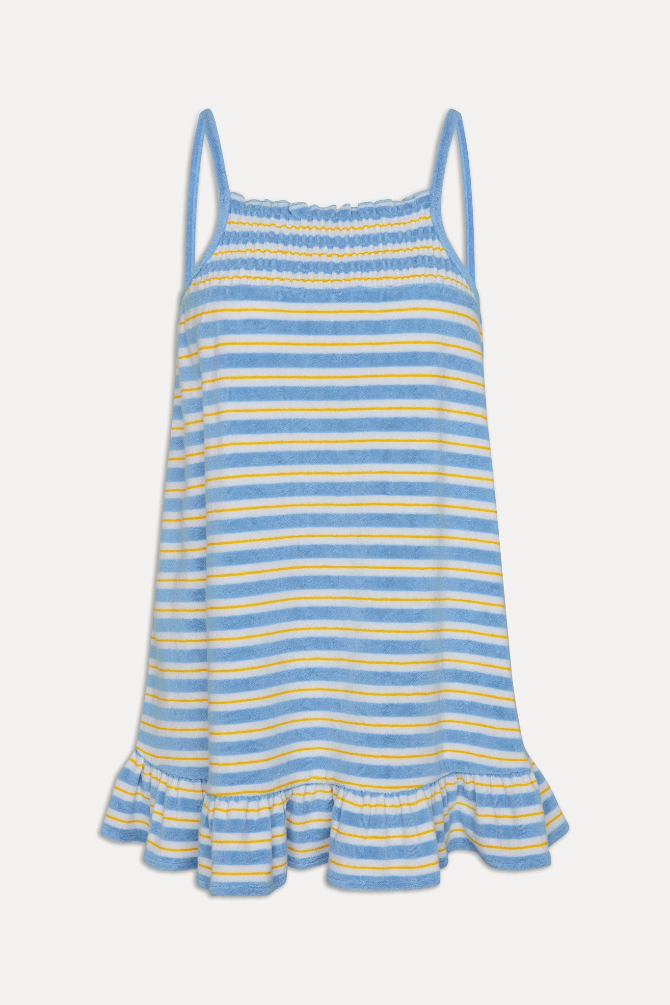 April Striped Babydoll Dress - Ashbury Stripe