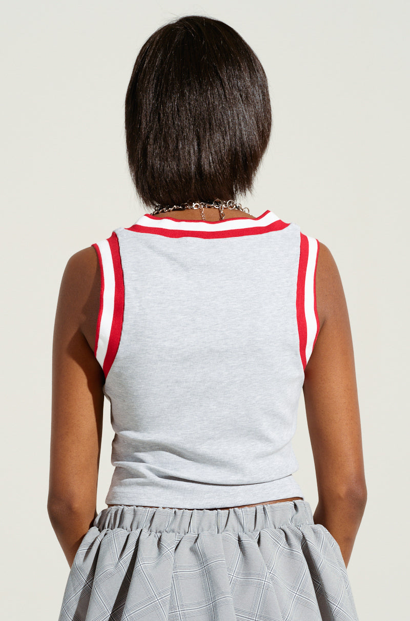 ROSTER GRAPHIC CROPPED TANK