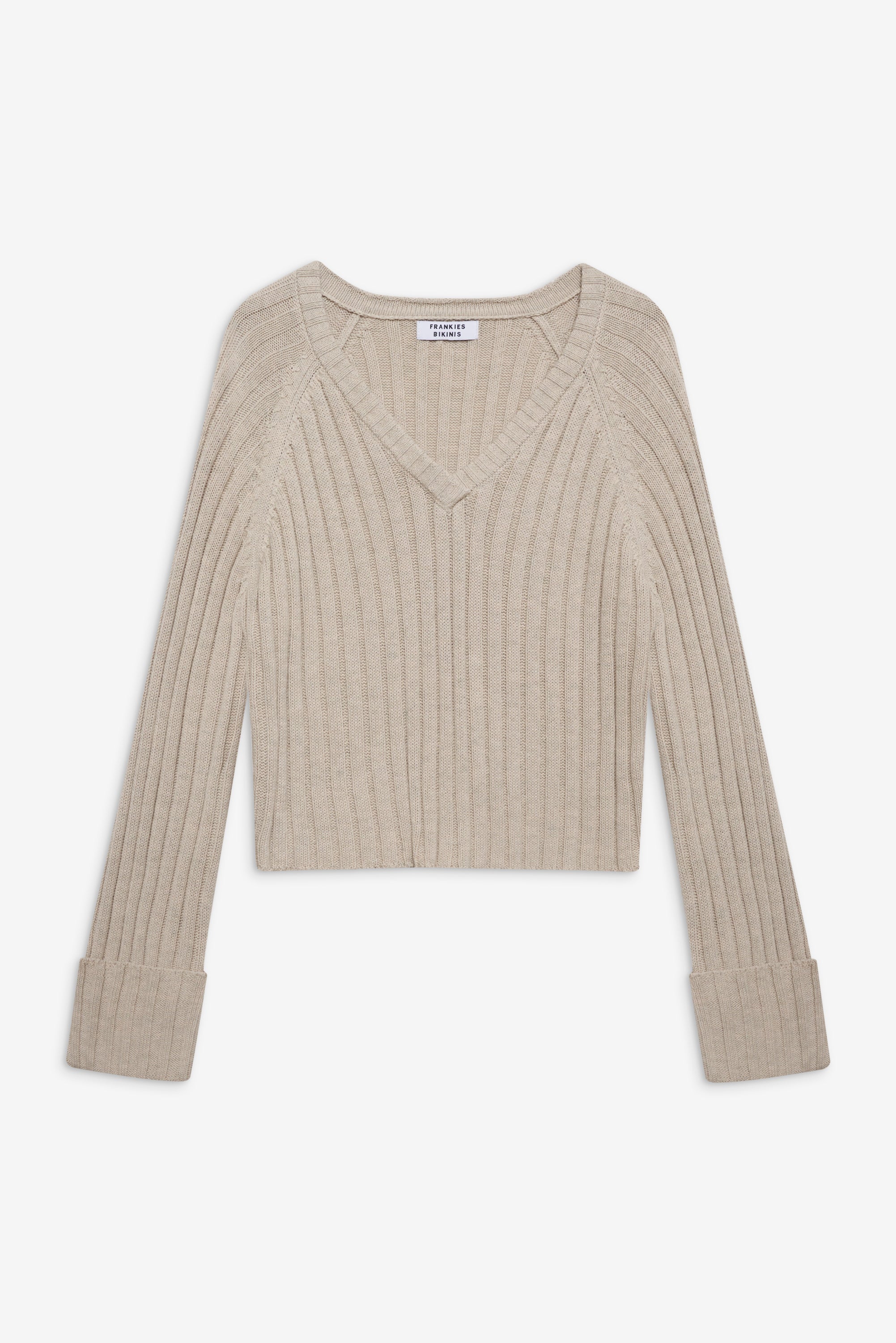 Ashton Cotton Knit Sweater - Cream