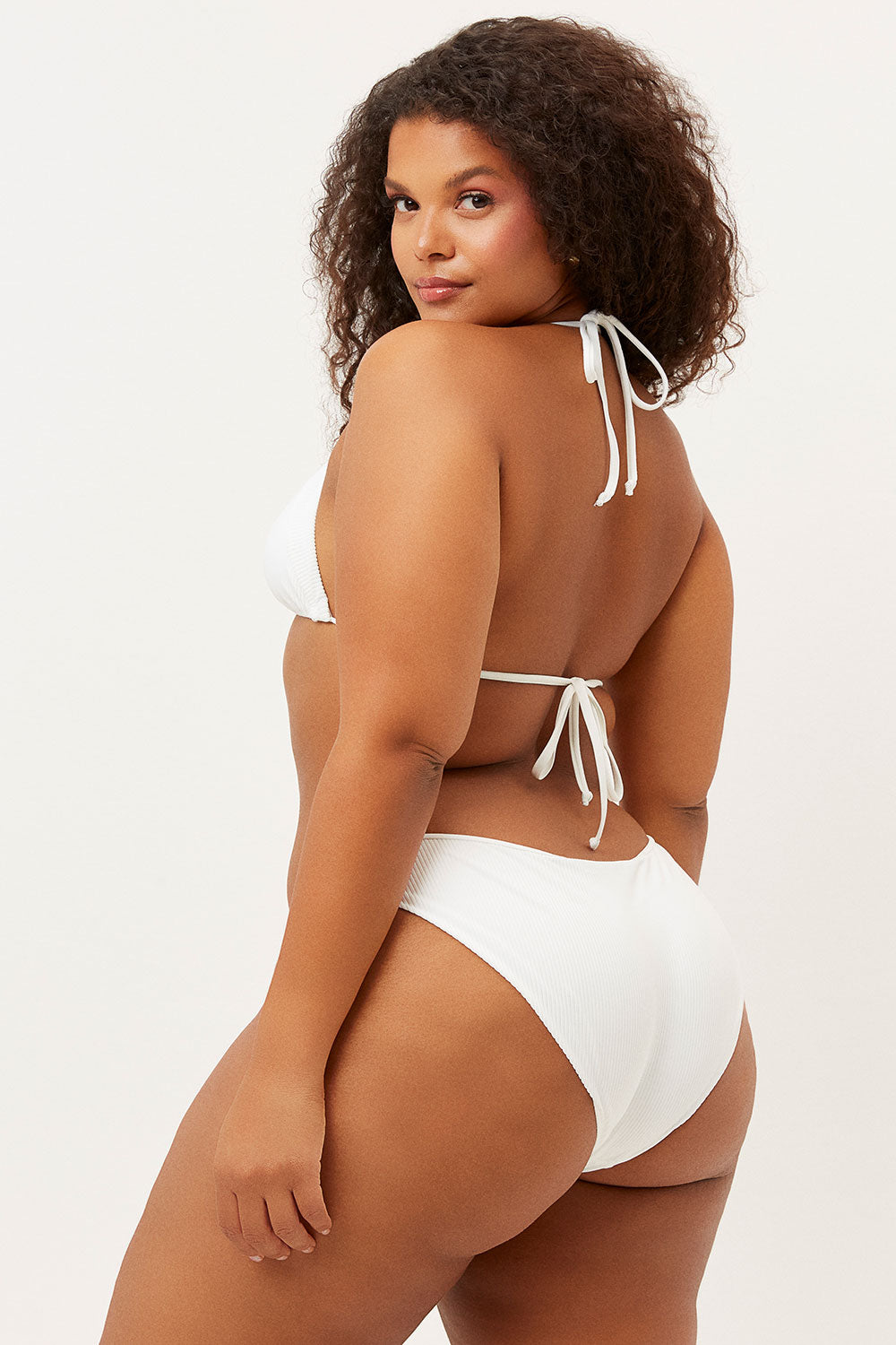 Shea Hipster Bikini Bottom - White